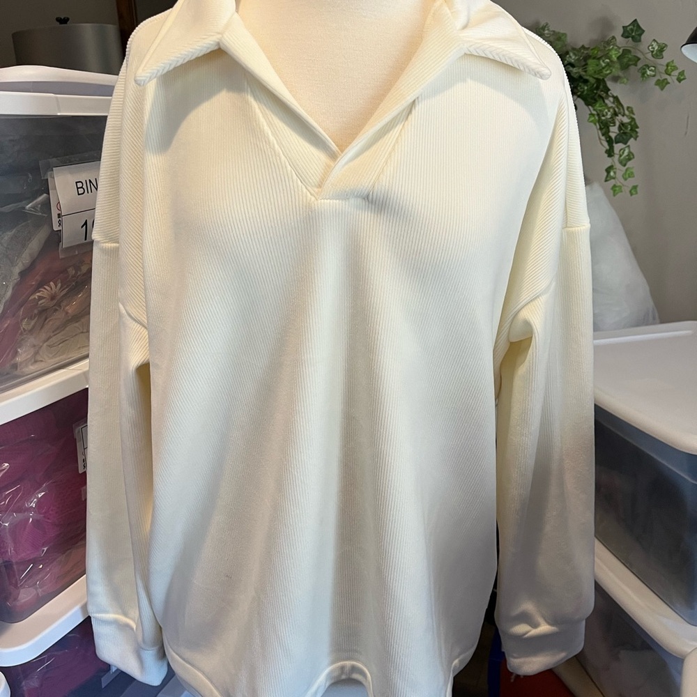 Cream Sweater for Women